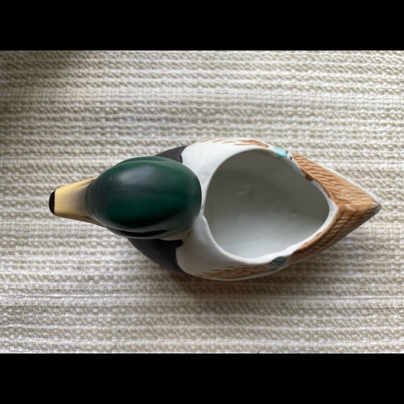 Vintage mallard duck planter. Made in Philippines. - Picture 4 of 6